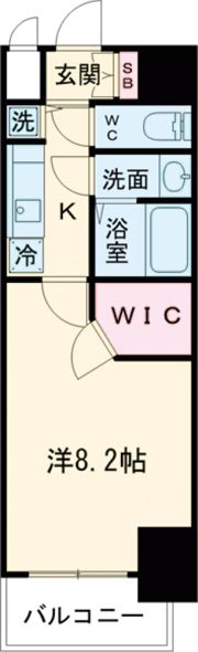 S-RESIDENCE四日市市堀木amante(アマンテ)の間取り画像