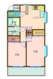 クイーンキャッスルの間取り画像