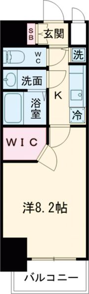 S-RESIDENCE四日市市堀木amante(アマンテ)の間取り画像