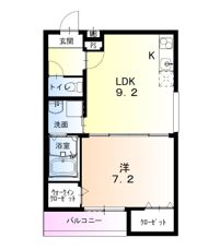 フジパレス堺白鷺EASTの間取り画像