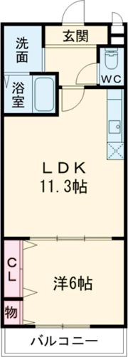 ソレイユ百舌鳥Ⅰ番館の間取り画像