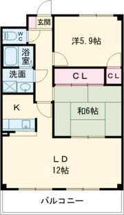グローリアス21の間取り画像