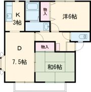 サンプレイスジョウナンAの間取り画像