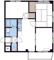 スカイヴィレッヂ1の間取り画像