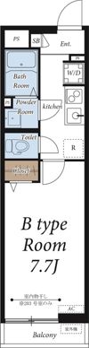グレイス本厚木の間取り画像