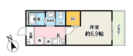 (仮称)キャメル所沢狭山ヶ丘3Bの間取り画像