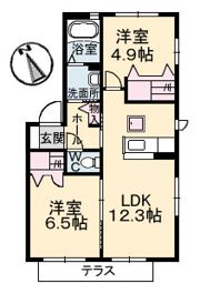 ルピナスの間取り画像