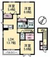 シャーメゾンにしもり A棟の間取り画像
