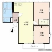 Kフラット A棟の間取り画像