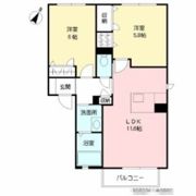 ヴィラシャーメゾン行橋 セコンドの間取り画像