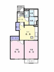 フレグランスFの間取り画像