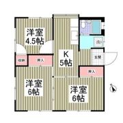 下佐野第1コーポの間取り画像