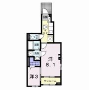 ブラウベルク浦里Ⅱの間取り画像