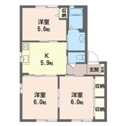 バリュージュ城山二番館の間取り画像