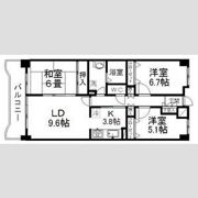 リーベスト八乙女の間取り画像