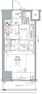 クレヴィスタ横浜関内Ⅱの間取り画像