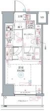 クレヴィスタ横浜関内Ⅱの間取り画像