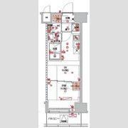 ハーモニーレジデンス新宿早稲田ザ・ガーデンの間取り画像