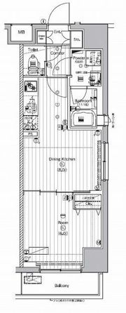PREMIUM CUBE 代々木上原の間取り画像