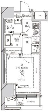 ラフィスタ川崎の間取り画像