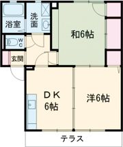 ベル下川の間取り画像