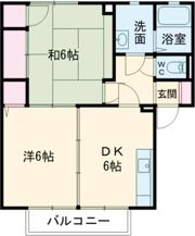 ベル下川の間取り画像