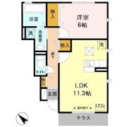 ショコラ Ⅱの間取り画像