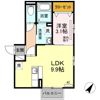 ラ・ランド上新栄 Aの間取り画像