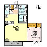 ゼフィール Aの間取り画像