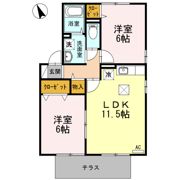 ステーションハウスリブ ABCの間取り画像