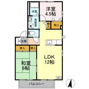 サンディアス A棟の間取り画像