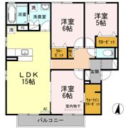 グレイスヒルズ蔵王 C棟の間取り画像