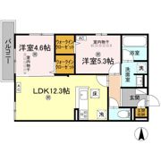 campanella山本の間取り画像