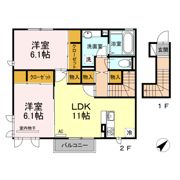 D-Lumius双水の間取り画像