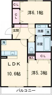 アーブルヒルズⅡの間取り画像