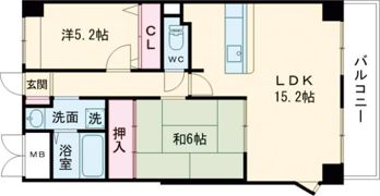 グリーンヒルみくまりの間取り画像