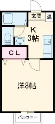 アリヴィオI番館の間取り画像