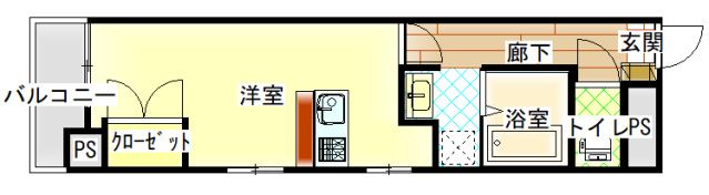 クレール段原の間取り画像