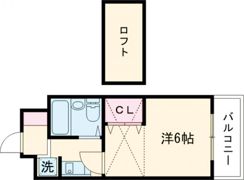 シティパレスあやめ池P－3の間取り画像