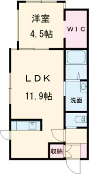 LEAVESの間取り画像