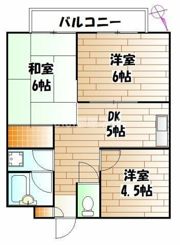 シャンス東寺尾中台5の間取り画像