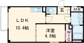 URBAN COURT 茨木春日の間取り画像