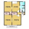 オーロラハイムBの間取り画像