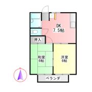 ハウスK2の間取り画像