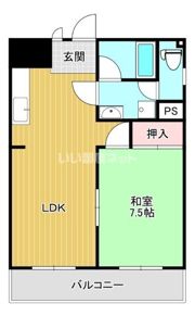 玉井エレガントマンションの間取り画像