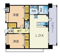 モンフェリオ西都の間取り画像