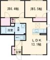 シャーメゾン アルージュの間取り画像