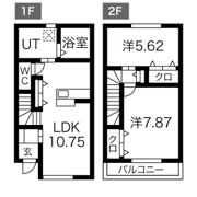 D-room xevo∑桃山の間取り画像