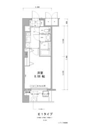 レジディア京都駅前の間取り画像