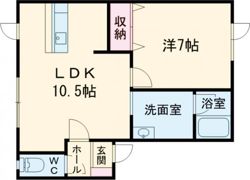 あじさいⅡの間取り画像